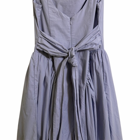 ASTR THE LABEL Vinya Poplin Drop Waist Dress Periwinkle Blue Size Small - Picture 5 of 13